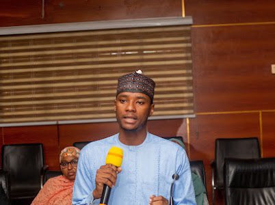 Official_BUMSA's tweet photo. President of the Bayero University Medical Students' Association (BUMSA) Sen. Hashim Ibrahim, delivered his speech. https://t.co/C5fH1IaLFK