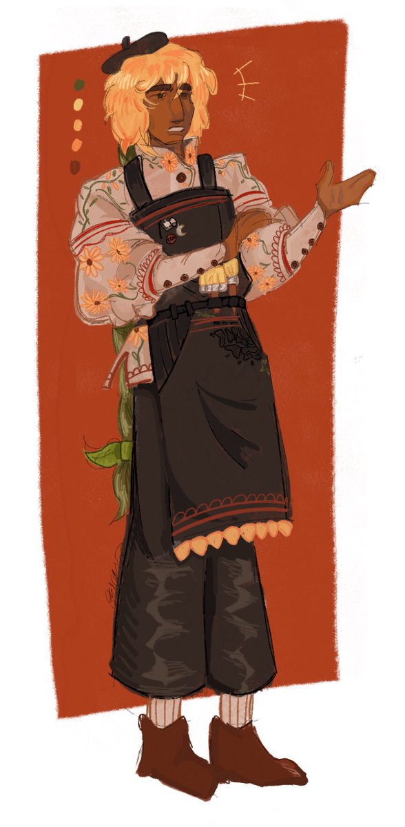 WH1MMS0RNF4NGS's tweet image. I’m going to enjoy drawing his shirt alot 

[ #AdoptMeNPCoc #OcArt ]