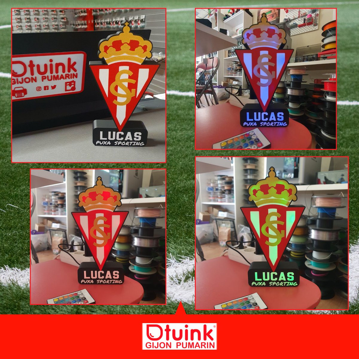 📣📣 Ayer empezó la #ʟɪɢᴀʜʏᴘᴇʀᴍᴏᴛɪᴏɴ con buen pie para el #RealSporting 💪⚽️ ¿Será este el año del ansiado ascenso?🤞➡️

#Lámpara #personalizada, impresa en #3D por <a href="/AsturMaker/">AsturMaker3D</a> con tira de #LedsRGB controlada por mando a distancia

#Tuink3D #Impresión3D #Impresora3D