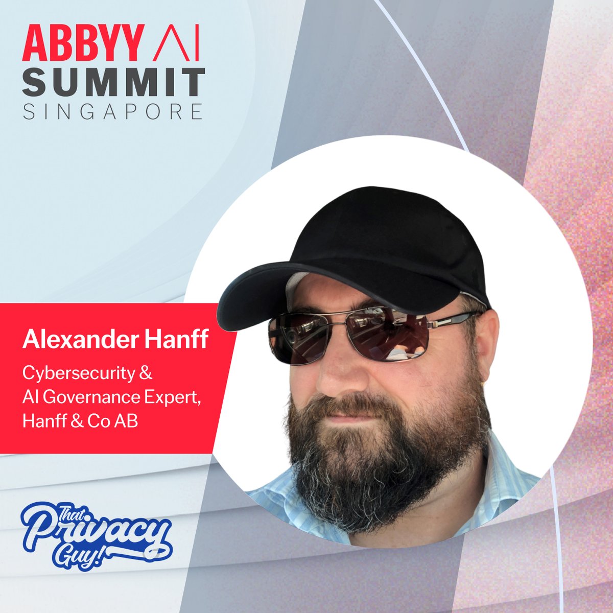 Turn compliance into your advantage! 💪 💥 

Join Alexander “That Privacy Guy” Hanff, Cybersecurity &amp; AI Governance Expert for Hanff &amp; Co AB, at our #ABBYYAISummit for his proven compliance roadmap ready for you to implement.

Limited spots available, register here: