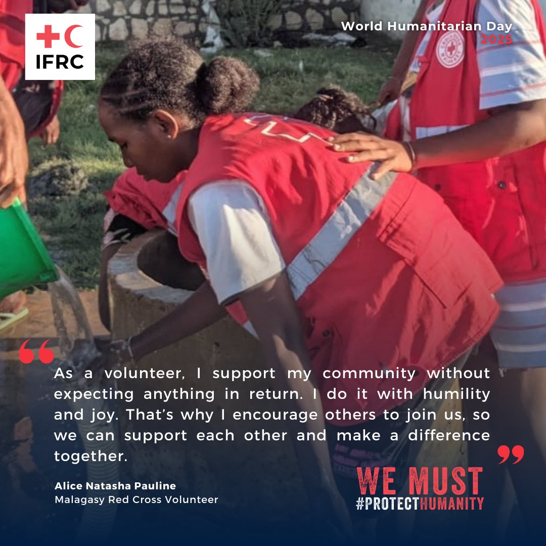 Humanitarians give their time, skills, and hearts to save lives and strengthen communities. On #WorldHumanitarianDay, the people we rely on to care for others deserve protection, respect, and safety. Together, we must #ProtectHumanity.