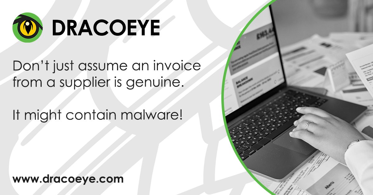 Bills, bills, bills! They just keep coming.

Is the invoice that landed in your inbox at midnight legit? 🌃

Paste in the invoice pdf and let Draceye’s search tool check industry-leading threat databases. Don't fall for a scam.

dracoeye.com

#Dracoeye #cybersecurity