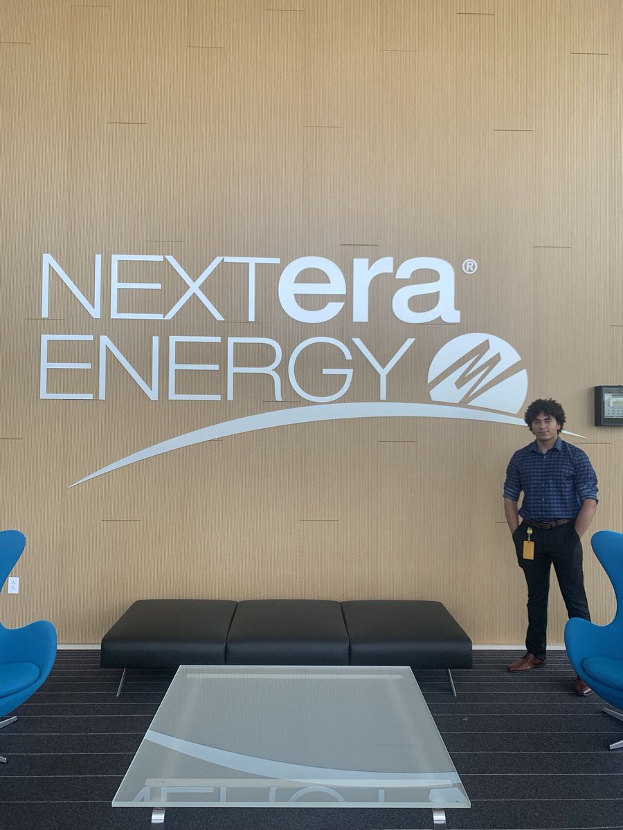 snowscholarship's tweet image. So proud of Adonte’ and Arthur! Our 2023 #SnowScholars spent their summer interning with @nexteraenergy! Adonte’ gained hands-on experience with the Solar Operations Team, and Arthur worked in Financial Planning &amp;amp; Analysis!