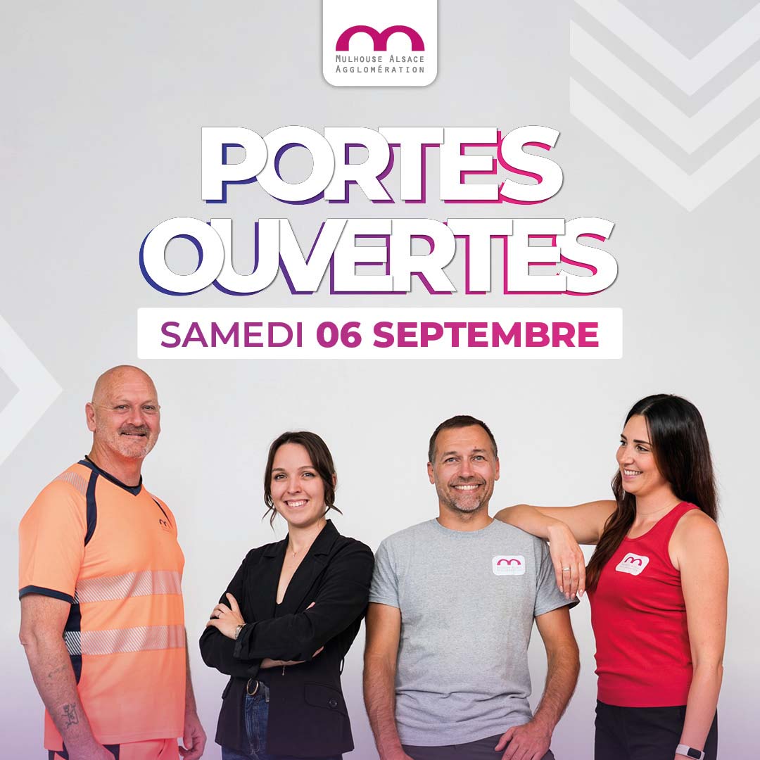Découvrez l'Agglomération autrement durant les Portes Ouvertes m2A ! 

👉 Rencontrez les agents de l'Agglomération en poussant les portes de la Maison du Territoire ainsi que d'autres sites de m2A et de ses partenaires : mag.mulhouse-alsace.fr/portes-ouverte…

#NosAgentsOntDuTalent