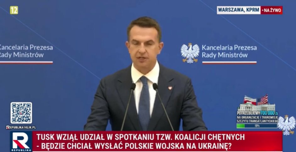 Właśnie Szłapka powiedział................ W zasadzie nic nie powiedział. Pochwalił Tuska.