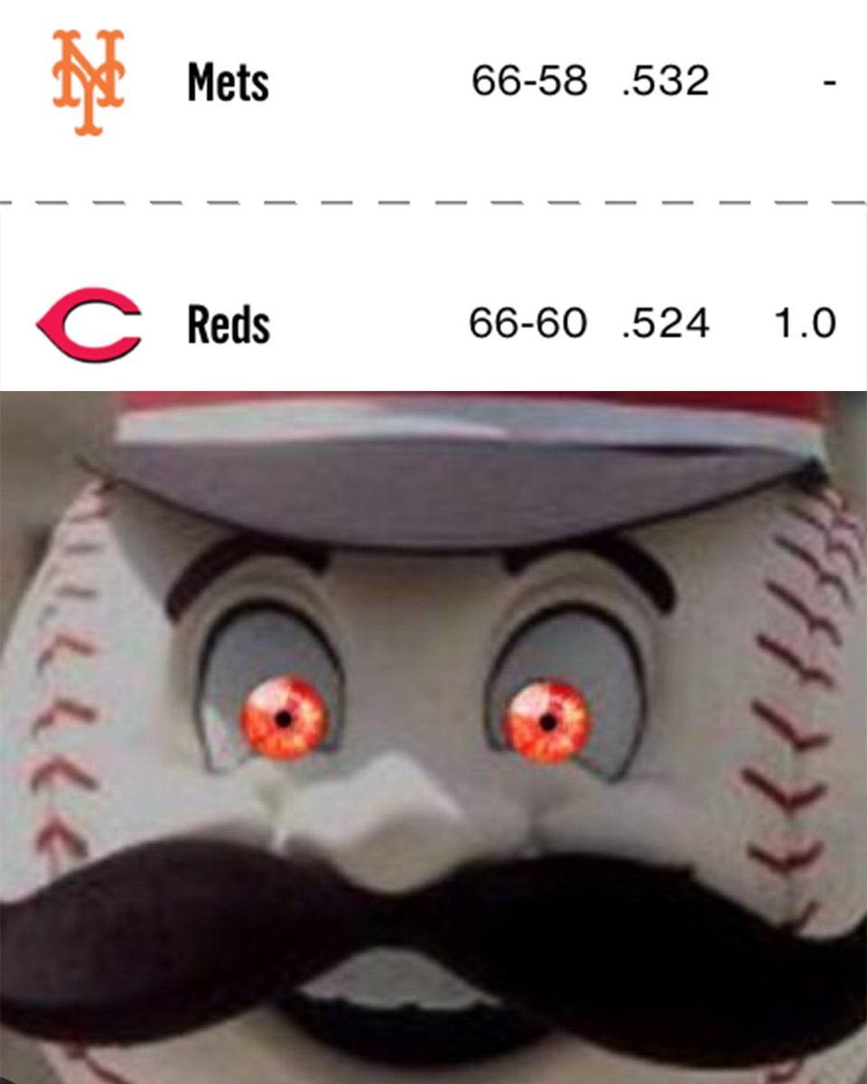 Postseason baseball in Cincinnati would be ELECTRIC 🔥

Will the Reds catch the Mets? 👀

#MLB | #ATOBTTR