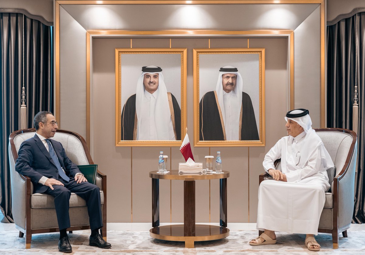 HH the Amir Receives Written Message from Egypt's President

#MOFAQatar