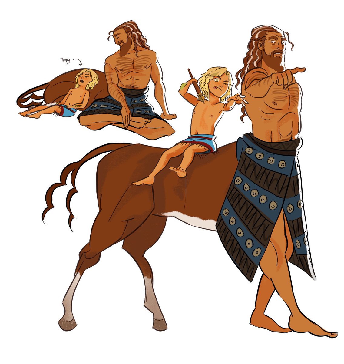 Chiron with human front legs LMAO