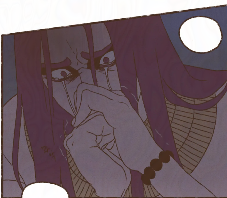 LazuliLotus's tweet image. #Ennead ch133 spoiler

The reality of Horus' love and dedication comes crashing down to Seth. He's absolutely horrified what he did and said, looking at his hands for the blood that he spilled. Horus loved him all along - he believed in Hathor instead of Horus