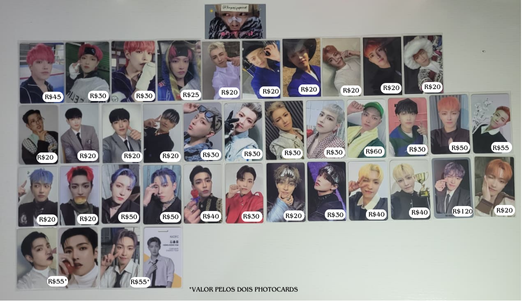 🐿️ Venda/vendo Hongjoong;
⚠️ Pagamento imediato e sem reserva, dependendo da quantidade de itens negocio desconto;
💸 Valor da imagem + frete por SuperFrete;
🇧🇷 Itens pessoais, em mãos; envio vídeo no privado;
📤 Envios toda terça-feira;
❌ Se for sensitive buyer: evite;
🔗 Meus