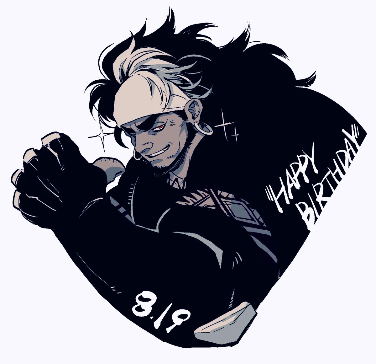 Celebrating Mauga’s birthday with a doodle I drew in the past ^^ 
Happy Birthday ･. *̣̩