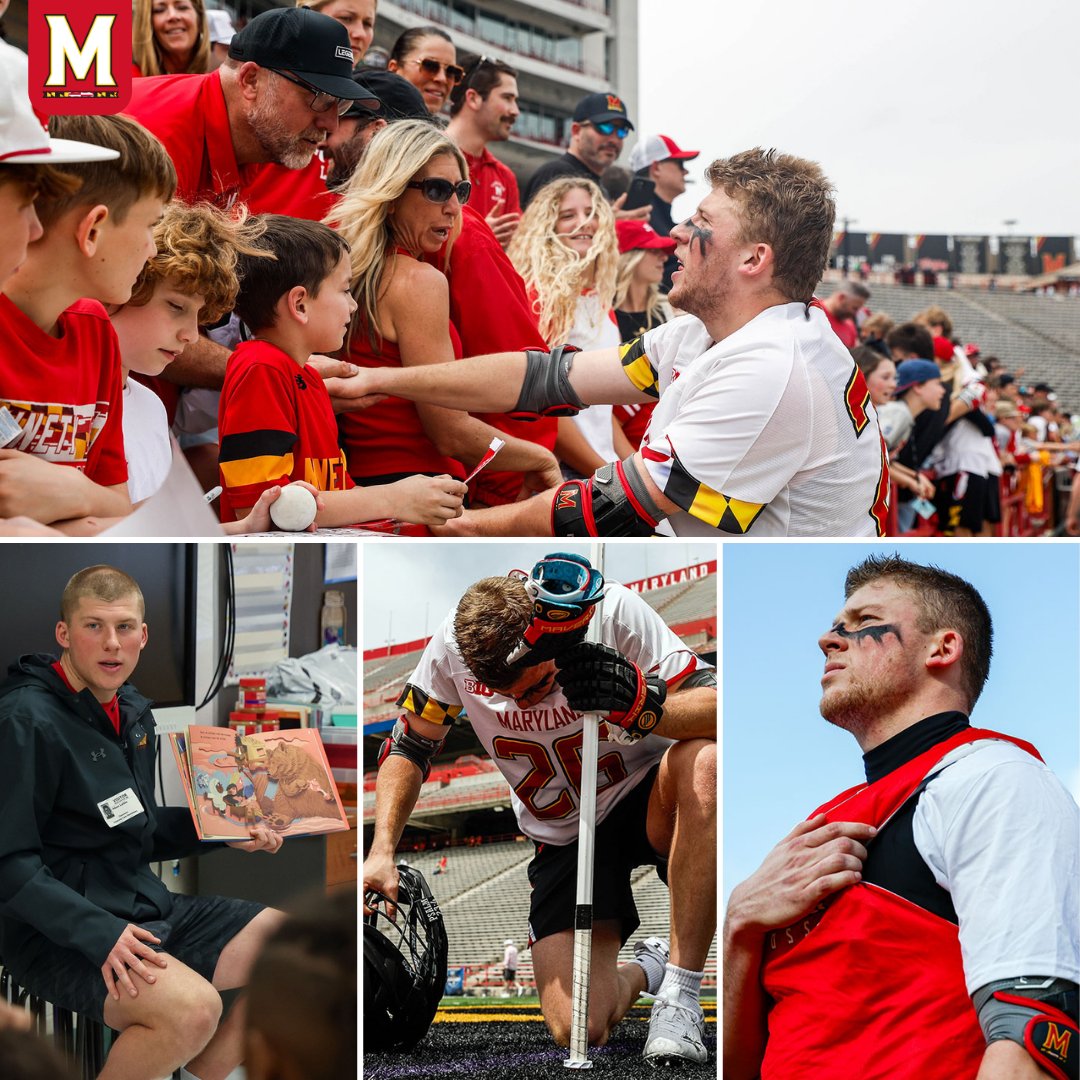 "At the end of the day, our records, stats, and titles will be part of our story — but the way we show up for each other and for our community will define our legacy." 🐢

Men’s Lacrosse’s AJ Larkin is set to lead Terrapin student-athletes in 2025–26 as SAAC President