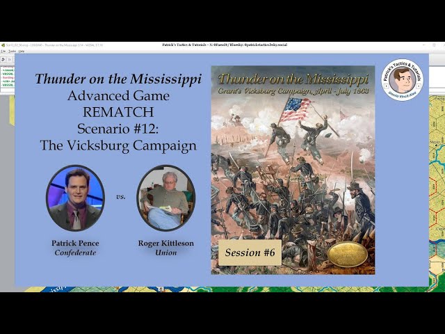 The Union momentum has been stalled in the loess, due to heavy rain and a stubborn CSA defense of Little Sandy Creek.  Telegrams from the War Department are beginning to accumulate.  Join us for Session 6!

#GCACW <a href="/MultiManPub/">Multi-Man Publishing</a> 

youtu.be/LB3rJRksyW8