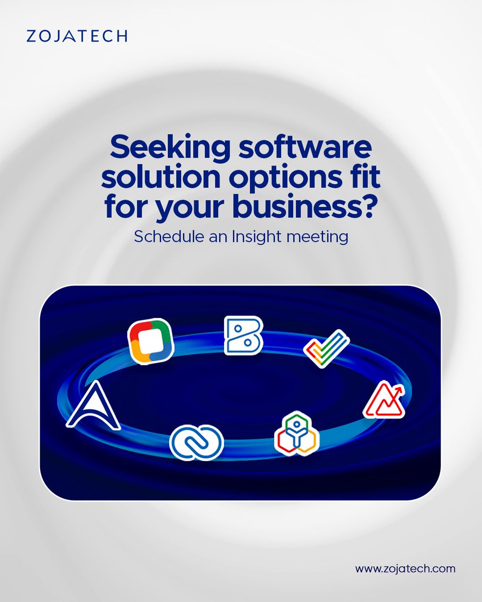 zojatech's tweet image. Don’t feel overwhelmed deciding what tech solutions best fit your business processes. 

We are here to help.

Zojatech team proffer directional insights for your business.

#zojatech #zojatechmeet #techsolution