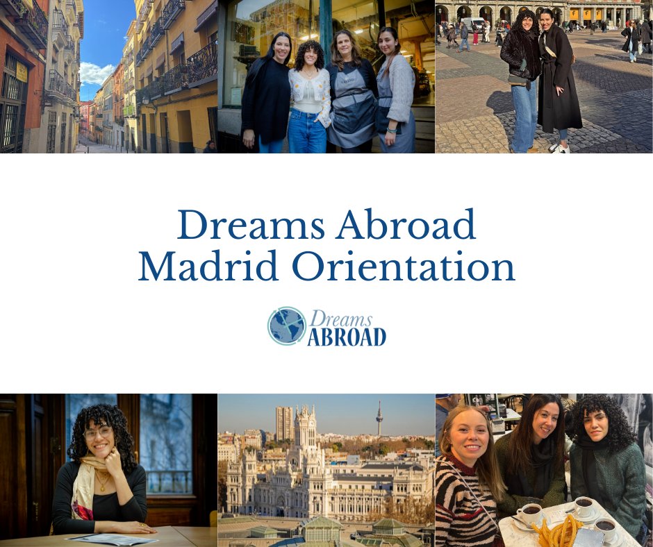 What happens when you study abroad in Spain as a Dreams Abroad Scholar? In our new story, we show you how we do our Madrid orientation:  bit.ly/3Uu0nVe.
#DreamsAbroad #Spain