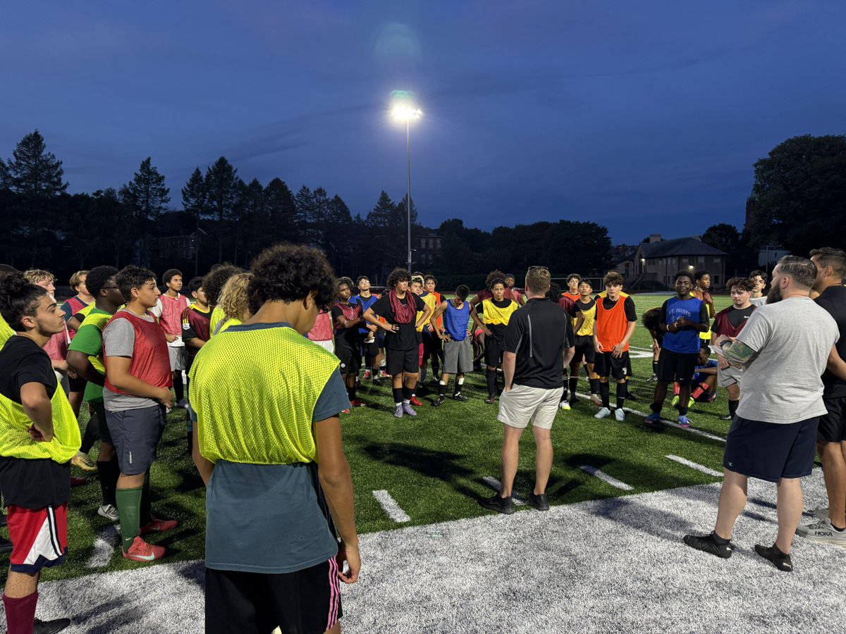 Scenes from Monday “Around The World of The Red &amp; Gray”. Lots of enthusiasm! Hard work now, delivers results later. Catch the feeling! Plan to be in the stands! #AllHailtoTheRedandGray