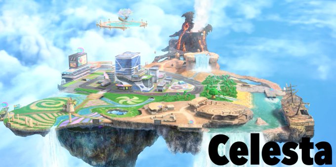 Celesta, circuito de Kirby: Air Riders