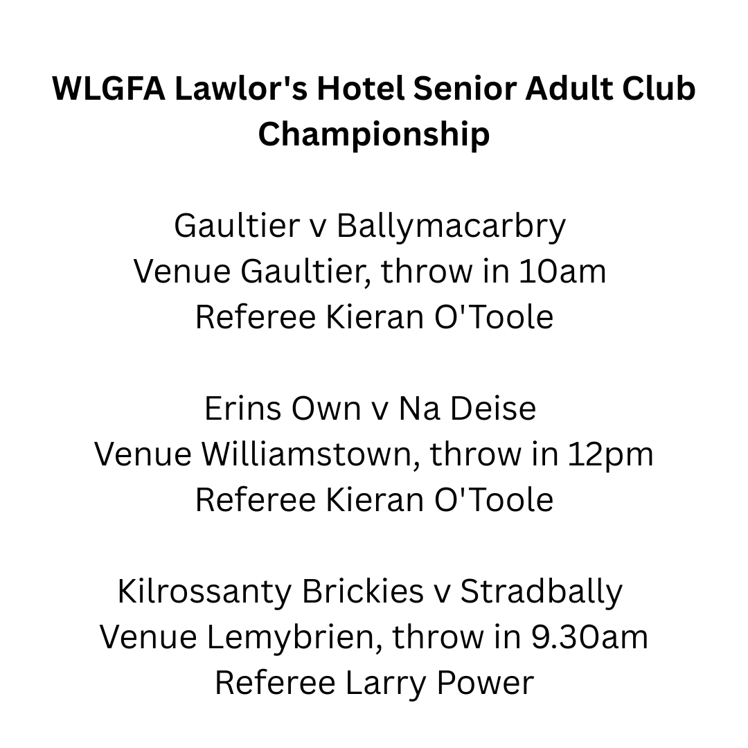 Waterford LGFA tweet media