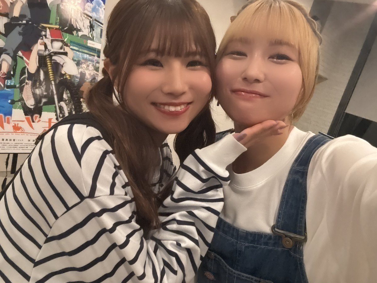 miyju_tomita's tweet image. バイクの日記念生放送ありがとうございました🏍
このみちゃんといっぱいロケ行けて嬉しいぞ〜〜アニメも秩父編もお楽しみに！
#終末ツーリング