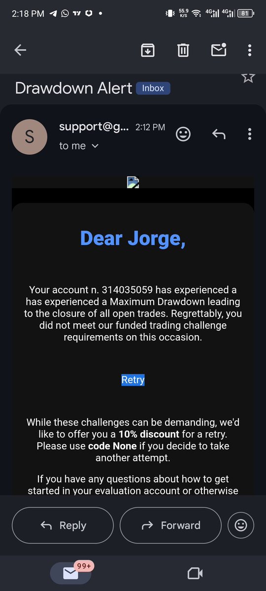 J of All Trades (@fx_picasso) on Twitter photo Finally blew my $5k <a href="/GoatFunded/">Goat Funded Trader</a>
Somehow Feels like a burden left me.
If not that $BTC has a huge spread on their account, this would have never happened.
Unto the next regardless. Finally blew my $5k <a href="/GoatFunded/">Goat Funded Trader</a>
Somehow Feels like a burden left me.
If not that $BTC has a huge spread on their account, this would have never happened.
Unto the next regardless.