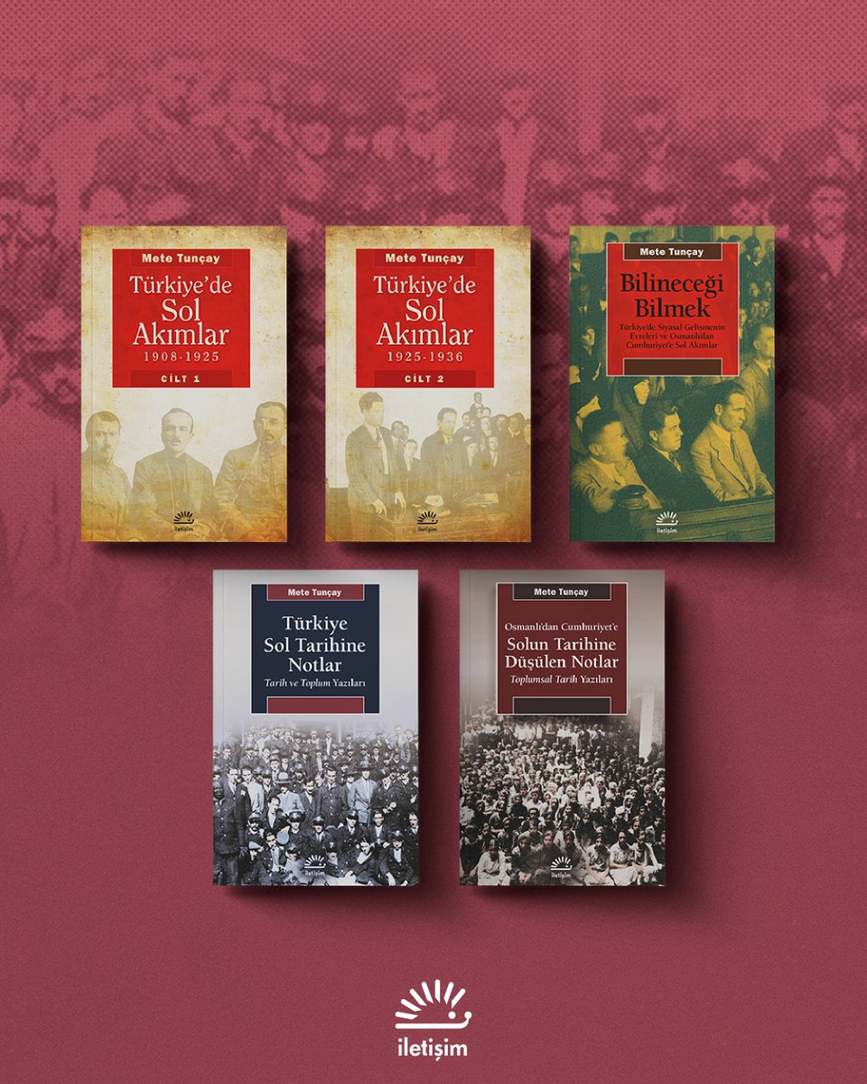 Mete Tunçay'ın uzun yıllara yayılan araştırmaları...

Türkiye’de solun tarihini öğrenmek isteyenler için de eşsiz kaynaklar...

bit.ly/3HlrtLr