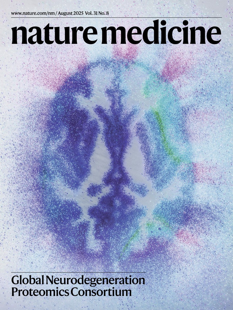 NatureMedicine's tweet photo. 🔆AUGUST ISSUE 🔆

Read about #research from the Global Neurodegeneration Proteomics Consortium (GNPC), which provide insights into #proteomics changes and potential #biomarkers &amp; drug targets for neurodegenerative diseases.

#neurotwitter #brainhealth

https://t.co/x0YCeh94pA https://t.co/mjzbb1vs9l