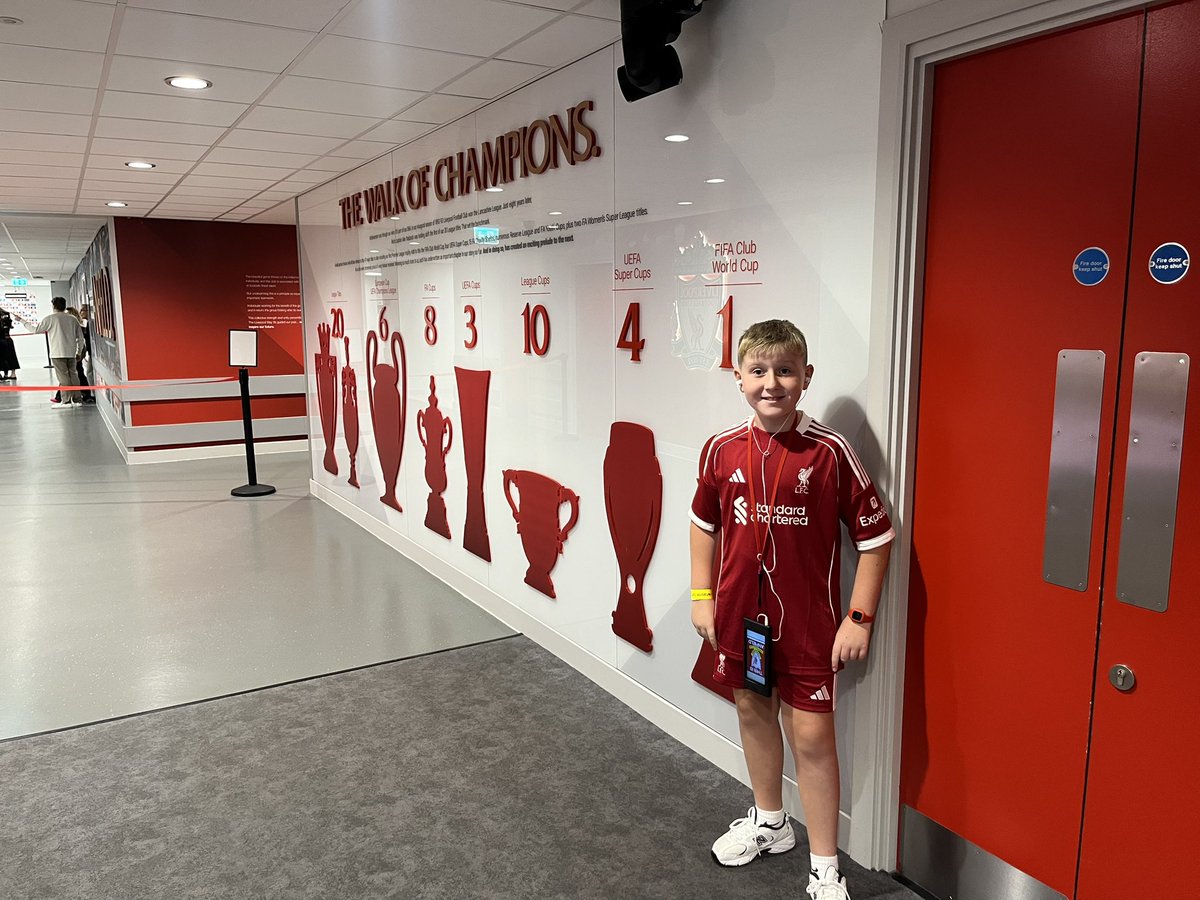 OneillryanGerry's tweet image. Class day at home of the Champions 🏆
@LFC #LFC #forever20 #LiverpoolFC #JOTA