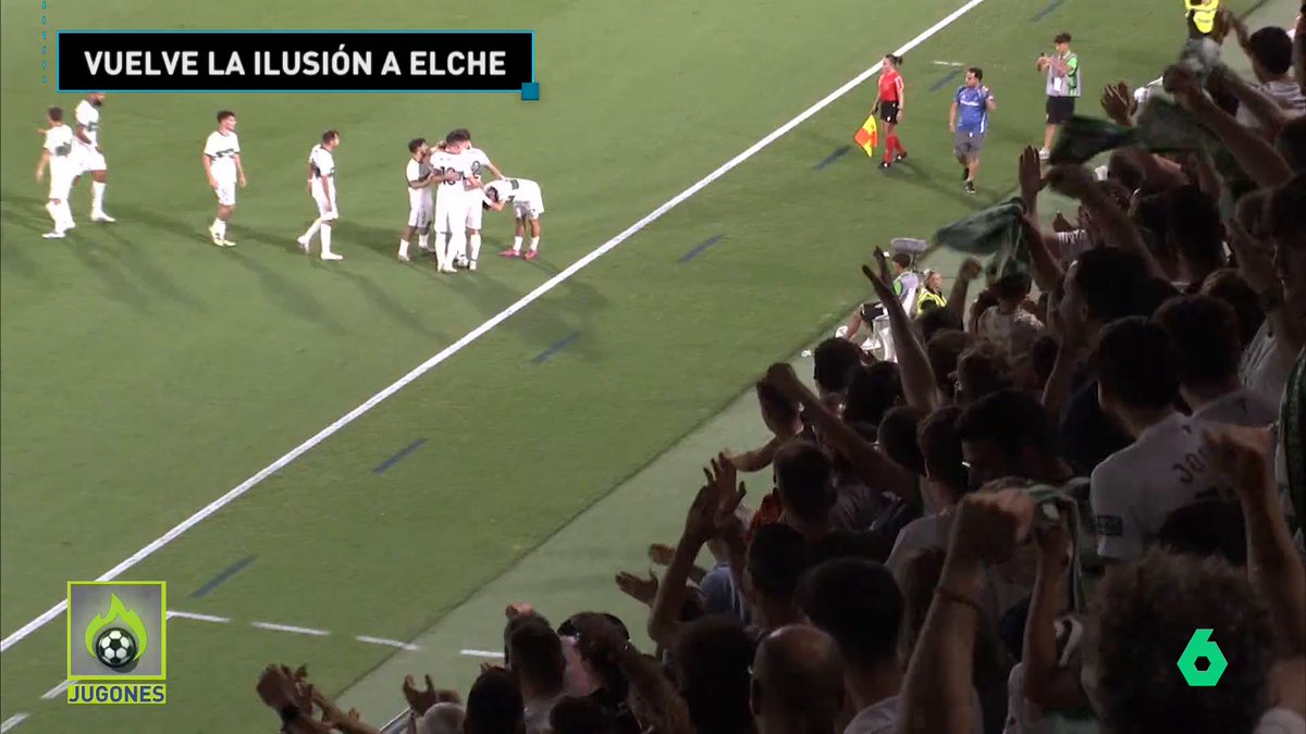 💚🤍 La afición del <a href="/elchecf/">Elche Club de Fútbol</a> demostró que su afición siempre fue de Primera División.

Veeente a #JUGONES