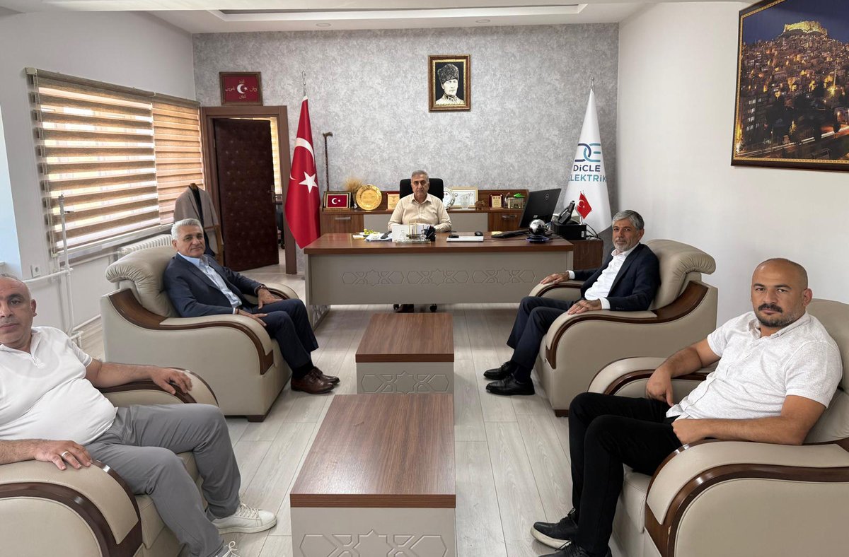 Nusaybin Ticaret Borsası (@nusaybintb) on Twitter photo Borsamızın Yönetim Kurulu Başkanı Necdet Aktaş ve Yönetim Kurulu Başkan Vekili Abdulhalim Aydın, DEDAŞ Mardin İl Müdürü Halil Homan’ı makamında ziyaret ettiler.
<a href="/TOBBiletisim/">TOBB</a> <a href="/RHisarciklioglu/">Rifat Hisarcıklıoğlu</a> <a href="/necdetaktas47/">NECDET AKTAŞ</a> Borsamızın Yönetim Kurulu Başkanı Necdet Aktaş ve Yönetim Kurulu Başkan Vekili Abdulhalim Aydın, DEDAŞ Mardin İl Müdürü Halil Homan’ı makamında ziyaret ettiler.
<a href="/TOBBiletisim/">TOBB</a> <a href="/RHisarciklioglu/">Rifat Hisarcıklıoğlu</a> <a href="/necdetaktas47/">NECDET AKTAŞ</a>