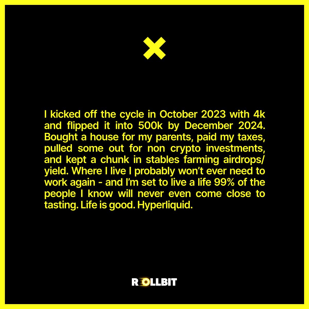 coinfessions's tweet image. I probably won’t ever need to work again.