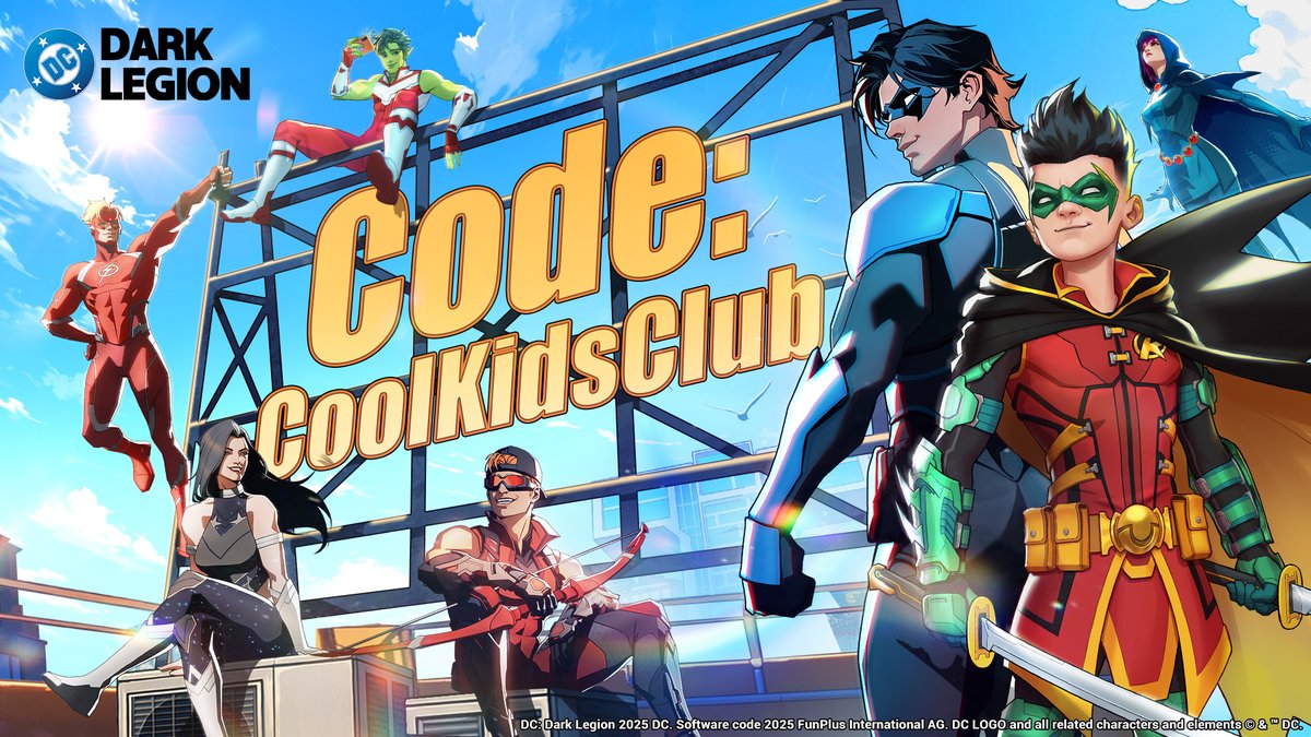 🚌 Throwback vibes. Teen Titans energy.

You don’t need a hall pass to join the Cool Kids Club - just the code. 😎

🎁 Code: CoolKidsClub 
⏳ Valid until August 26, 2025 at 23:59 UTC

📲 To redeem: Go to ☰ (on the left side of your screen) &gt; Settings &gt; Service &gt; Redeem Code