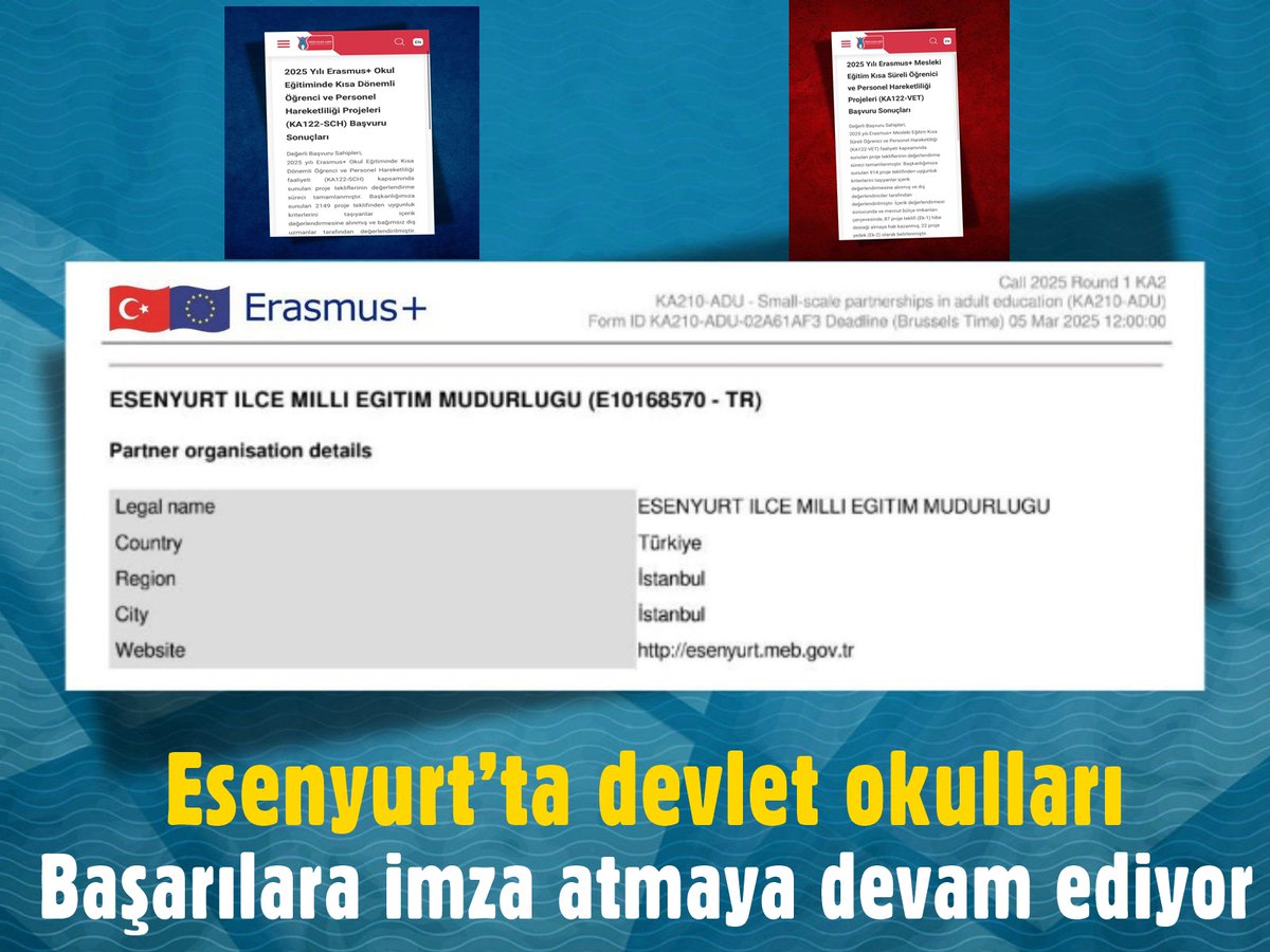 Esenyurt Haberleri (@esenyurthaberi) on Twitter photo Esenyurt’ta devlet okulları başarılara imza atmaya devam ediyor esenyurthaberleri.com/haber/esenyurt… <a href="/TayfunOzyolcu/">Tayfun ÖZYOLCU</a> <a href="/CobanogluF/">Fatih Çobanoğlu</a> <a href="/Yusuf__Tekin/">Yusuf Tekin</a> <a href="/esenyurtmem/">Esenyurt İlçe Millî Eğitim Müdürlüğü</a> <a href="/tcesenyurt/">Esenyurt Kaymakamlığı</a> Esenyurt’ta devlet okulları başarılara imza atmaya devam ediyor esenyurthaberleri.com/haber/esenyurt… <a href="/TayfunOzyolcu/">Tayfun ÖZYOLCU</a> <a href="/CobanogluF/">Fatih Çobanoğlu</a> <a href="/Yusuf__Tekin/">Yusuf Tekin</a> <a href="/esenyurtmem/">Esenyurt İlçe Millî Eğitim Müdürlüğü</a> <a href="/tcesenyurt/">Esenyurt Kaymakamlığı</a>