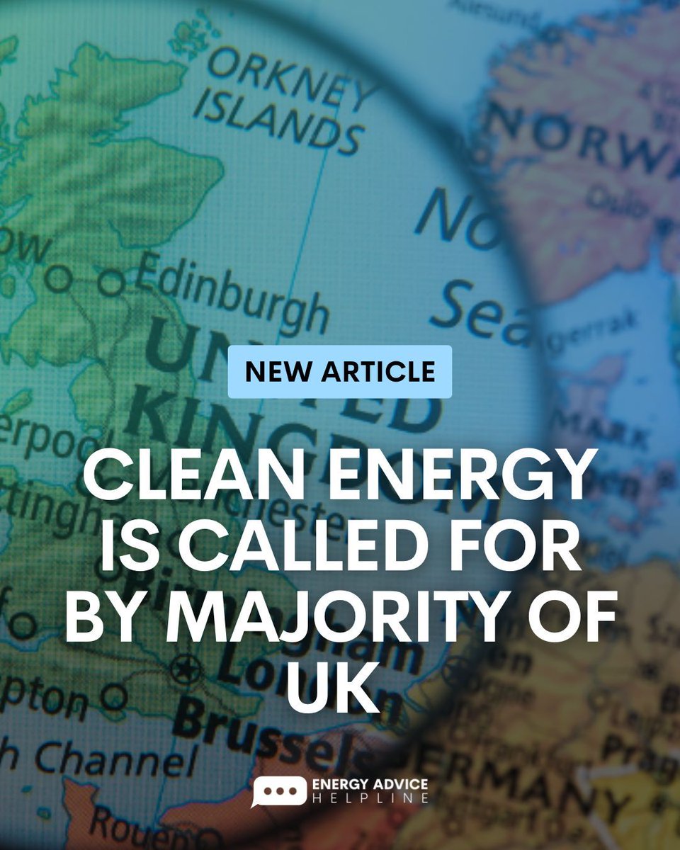 energyadv's tweet photo. 🌱 The UK wants clean energy - and the message is loud and clear! 

Read more in our latest blog post and see why the shift to clean energy matters for everyone.

📖 Tap the link! 

https://t.co/zdGJvVTV6q 

#CleanEnergy #UKEnergy #EcoLiving #SustainableFuture https://t.co/BH7H4GiMkW
