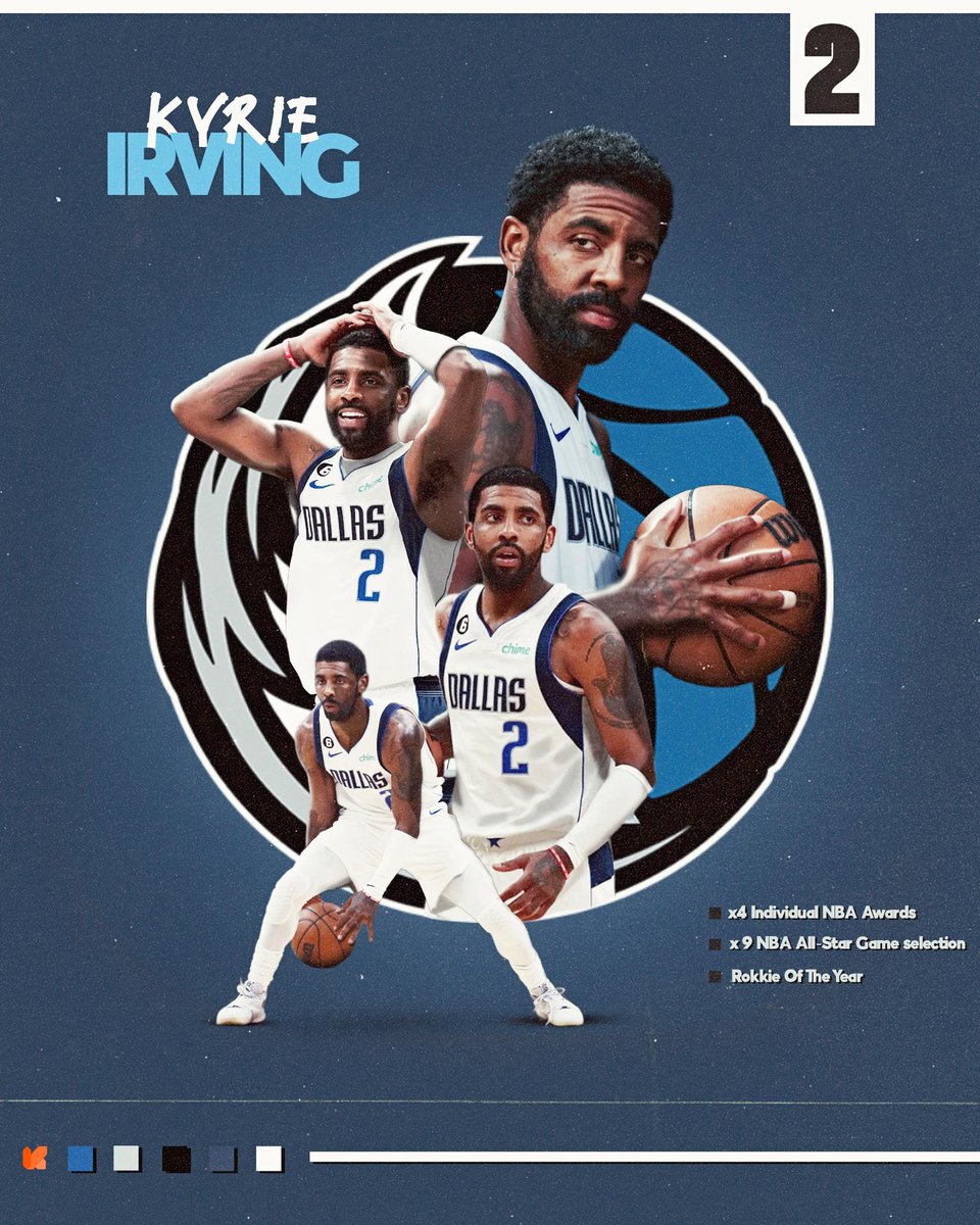 DesignKilow's tweet image. ///Kyrie Visual Poster Dallas