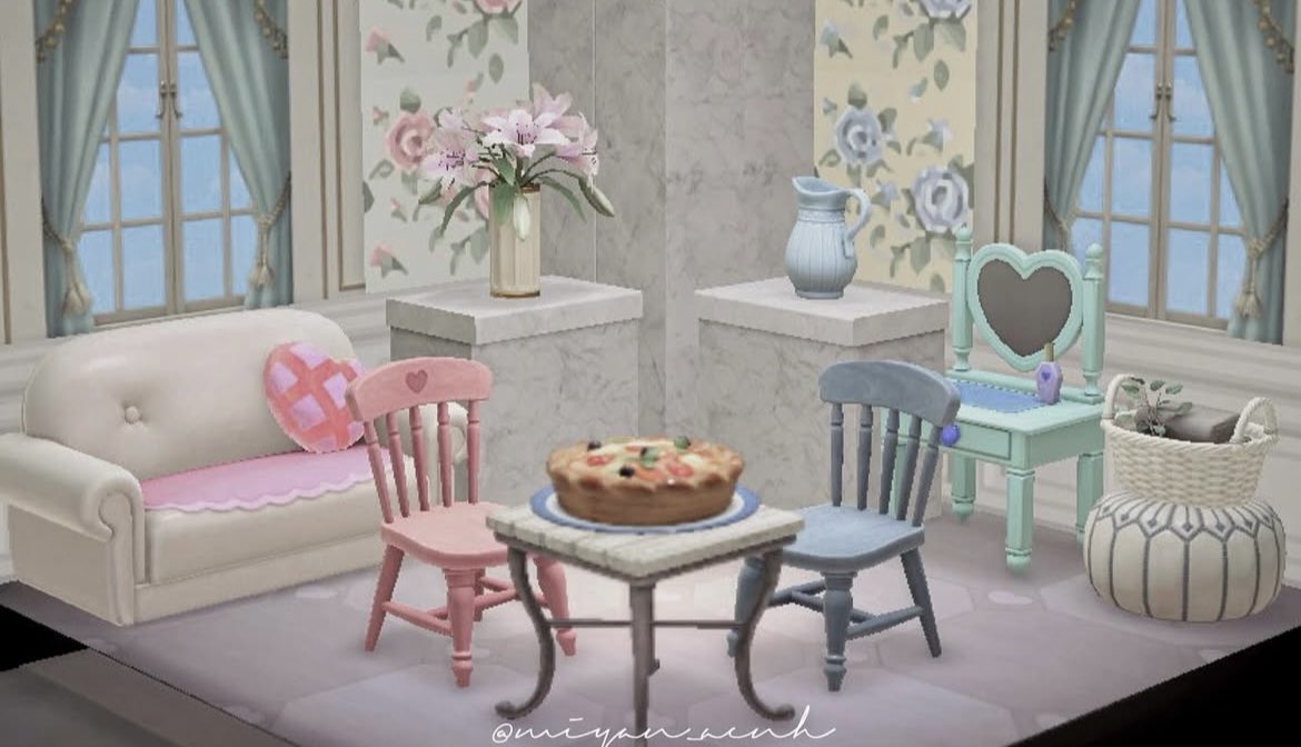 ピンク✖️水色の
シェアハウスコレクション🩷🩵

(右下以外は過去に作ったものです)

#あつまれどうぶつの森 #あつ森 
#あつ森写真部 #animalcrossing #acnh