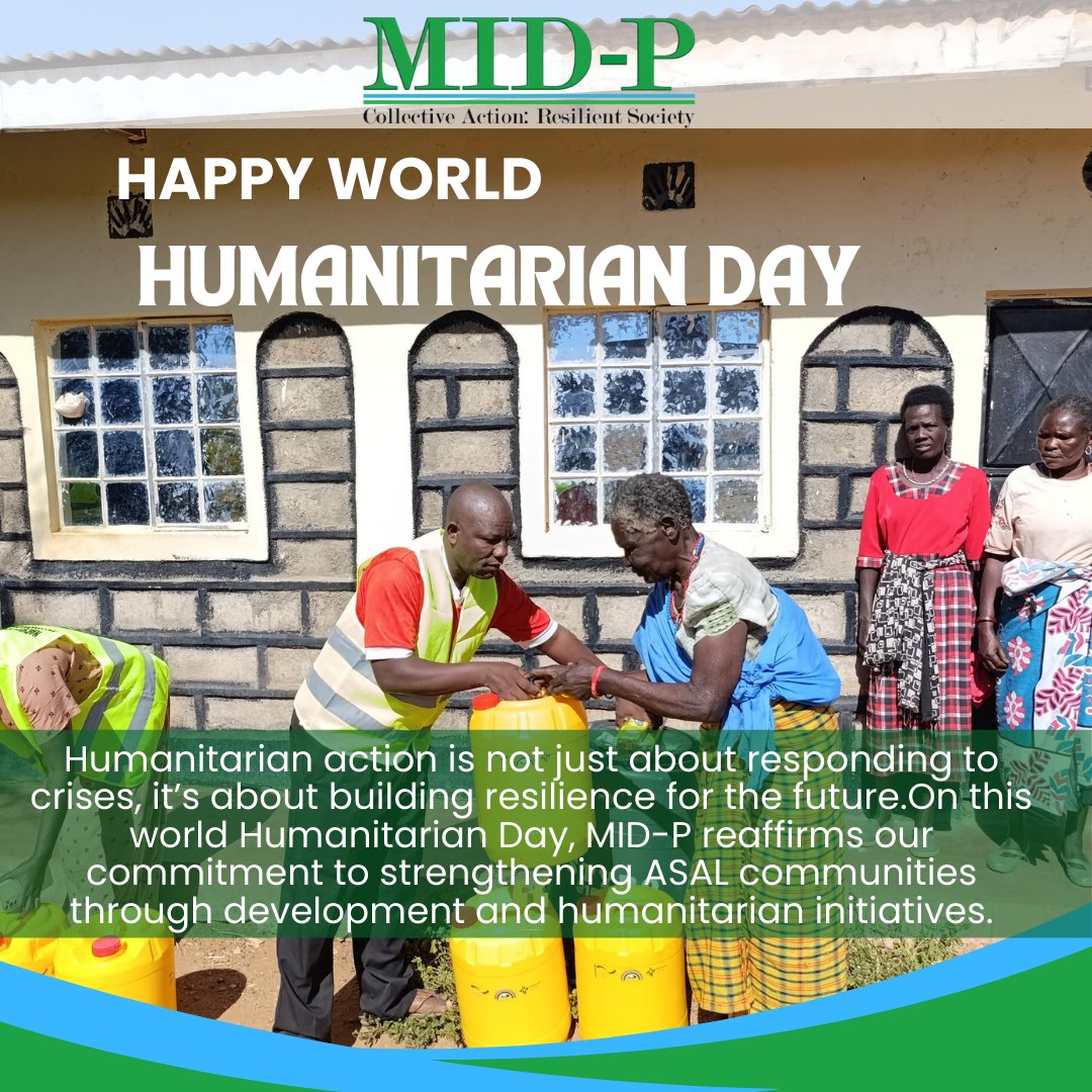 Today, we stand with humanitarians worldwide and with the communities we serve here at home. From promoting inclusive education, strengthening livelihoods, to fostering peaceful coexistence humanitarian values guide everything we do at MID-P.
#WorldHumanitarianDay #HumanityFirst