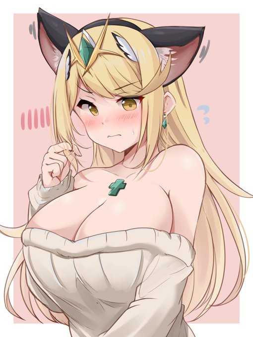 【ネコ耳を付けさせられたヒカリちゃん】
#ゼノブレイド2 