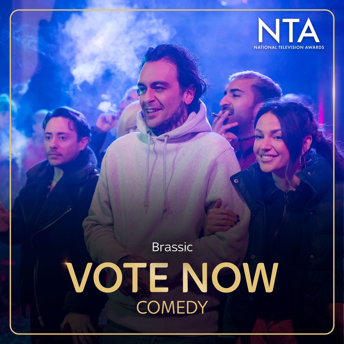 skytv's tweet image. Comedy chaos 🤝 award noms! #Brassic has been shortlisted in the Comedy category at the @OfficialNTAs.
Your vote could seal it, so get voting.

nationaltvawards.com/vote