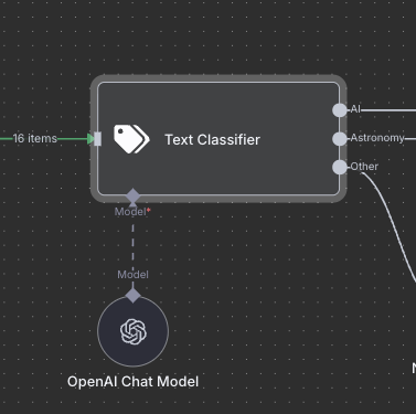 devardagur's tweet photo. i just learned the text classifier node and added it to my project
it is a node used to classify the input data according to the category you want
enter category name, description and select llm you want. then enjoy. https://t.co/UPqy8jRrQb
