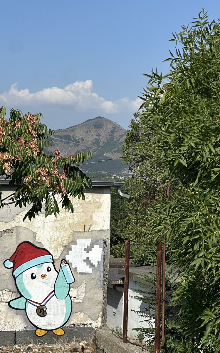 Yo. <a href="/pudgypenguins/">Pudgy Penguins</a> have lot of builders in huddle. One of them is here <a href="/timjrobinson/">Tim Robinson</a> w/<a href="/FreePayPOS/">FreePay</a> 

Do you wanna more street arts?