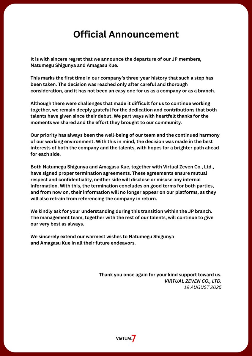 Virtual Zeven ASIA tweet media