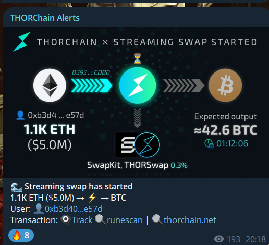 GM, <a href="/THORSwap/">THORSwap ⚡ #BetterThanCEX</a> &amp; <a href="/SwapKitPowered/">SwapKit.dev</a> #BetterThanCex =)

Never give up; 

Never surrender; 

Hold on! 

$THOR ⚡️ $RUNE