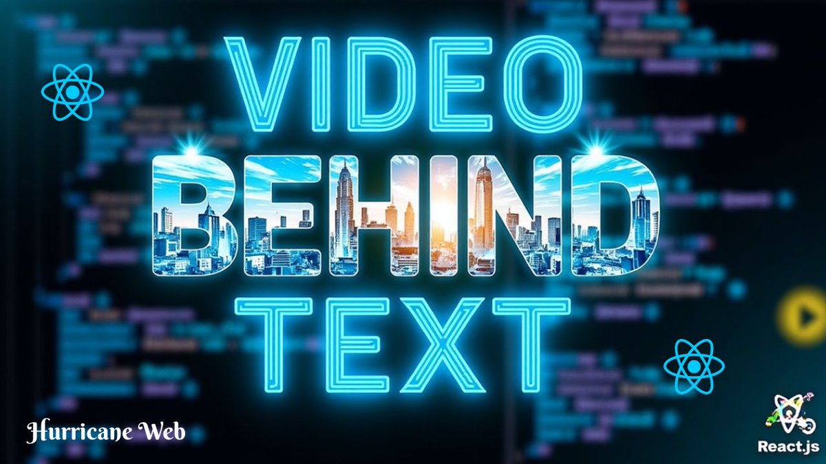 HurricaneWebDev's tweet image. ⚛ React.js Tutorial 2025: Add Video Background Behind Text | Step-by-Step Guide.
🔹 Watch the full video on YouTube:
👉 youtu.be/Sopn6zirxh8
🔹 Like &amp;amp; Follow Hurricane Web 🌪️ for more daily dev tips!
#WebDevelopment #FrontendDev #CodingTips #LearnToCode #HurricaneWeb