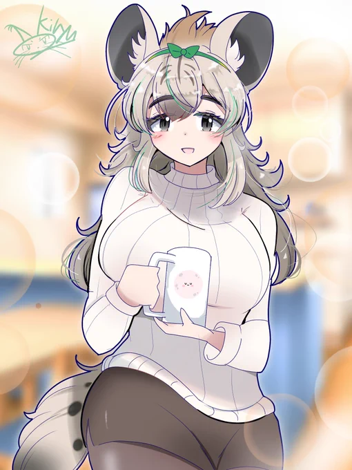お疲れ様って言ってくれるブチさん #けものフレンズ