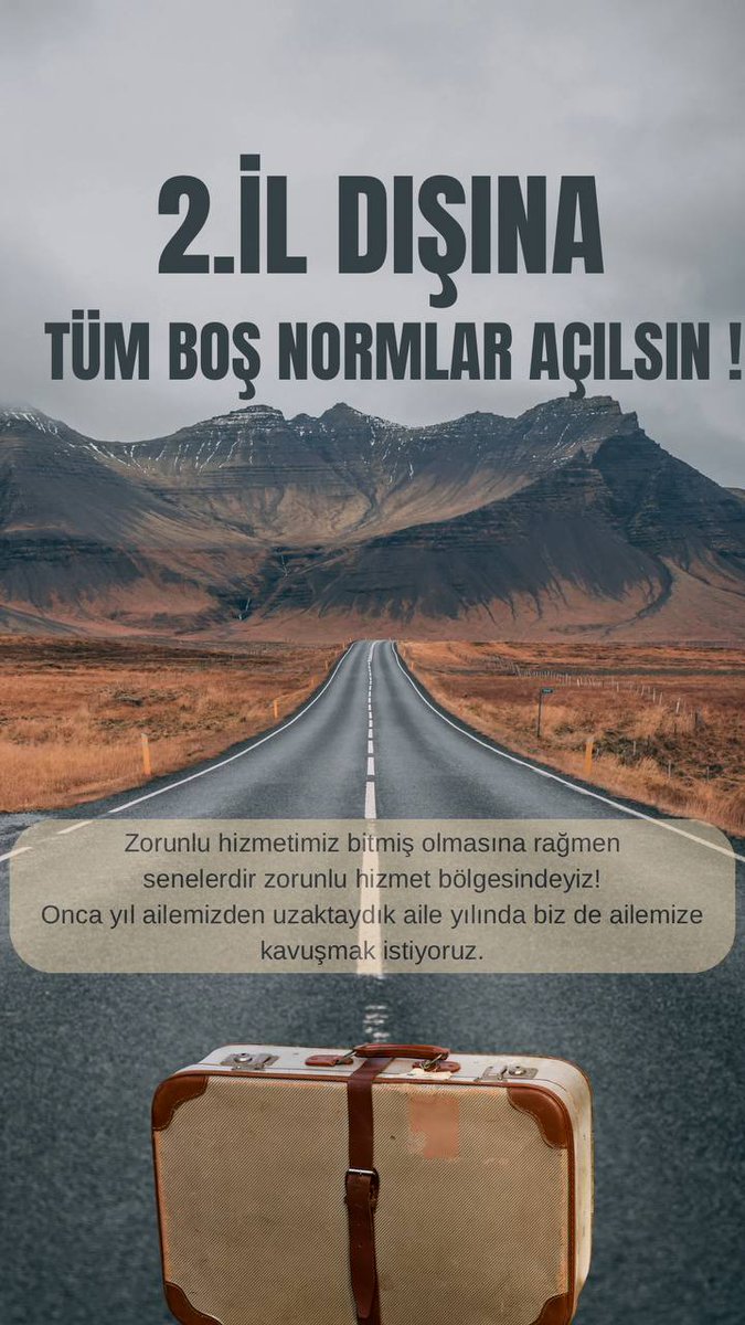 Herkesin memlekete dönmeye hakkı var bütün boş normlara talibiz #BoşNormlar2İlDışınınHakkı 
<a href="/Yusuf__Tekin/">Yusuf Tekin</a> <a href="/tcmeb/">Millî Eğitim Bakanlığı</a> <a href="/mebpgm/">Personel Genel Müdürlüğü</a> <a href="/TRogretmen/">Öğretmen TR 🇹🇷</a> <a href="/ogretmenlersyfs/">Öğretmenler Sayfası</a> <a href="/sorogretmenim/">Sor Öğretmenim</a> <a href="/ogretmensitemiz/">Öğretmen</a> <a href="/ogretmensenn/">ÖğretmenSen</a> <a href="/sari_okul/">sariokul</a> <a href="/ogretmenailesi1/">Öğretmen Ailesi</a> <a href="/edipuzen/">Edip Üzen</a> <a href="/cftcblnt/">Bülent ÇİFTCİ</a>