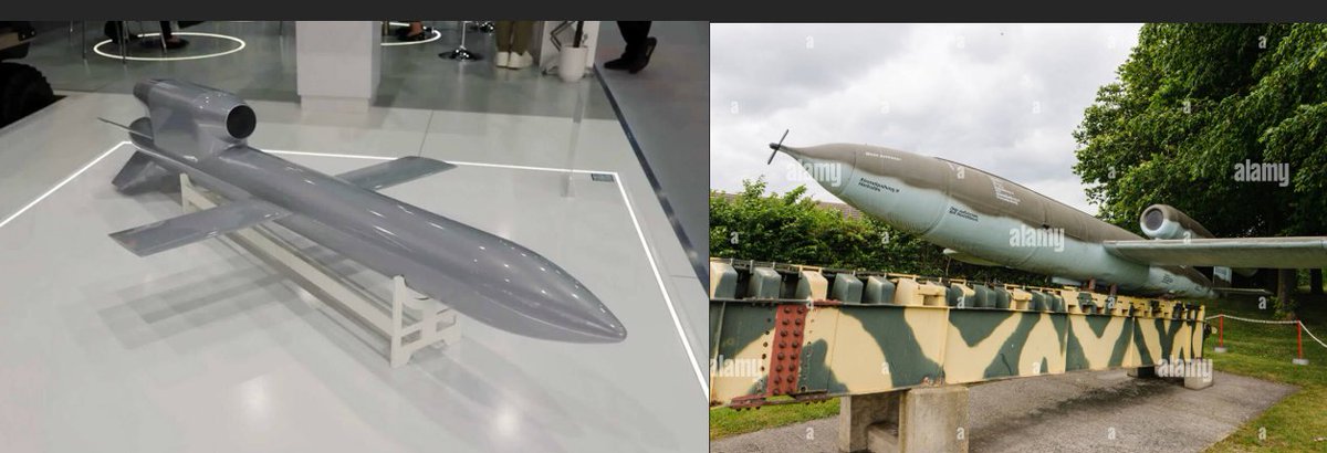 Nová ukrajinská raketa Flamingo a... německá střela V1.

Ta podoba :)