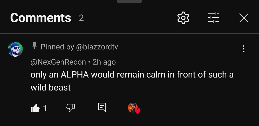 Markus wins the pinned comment