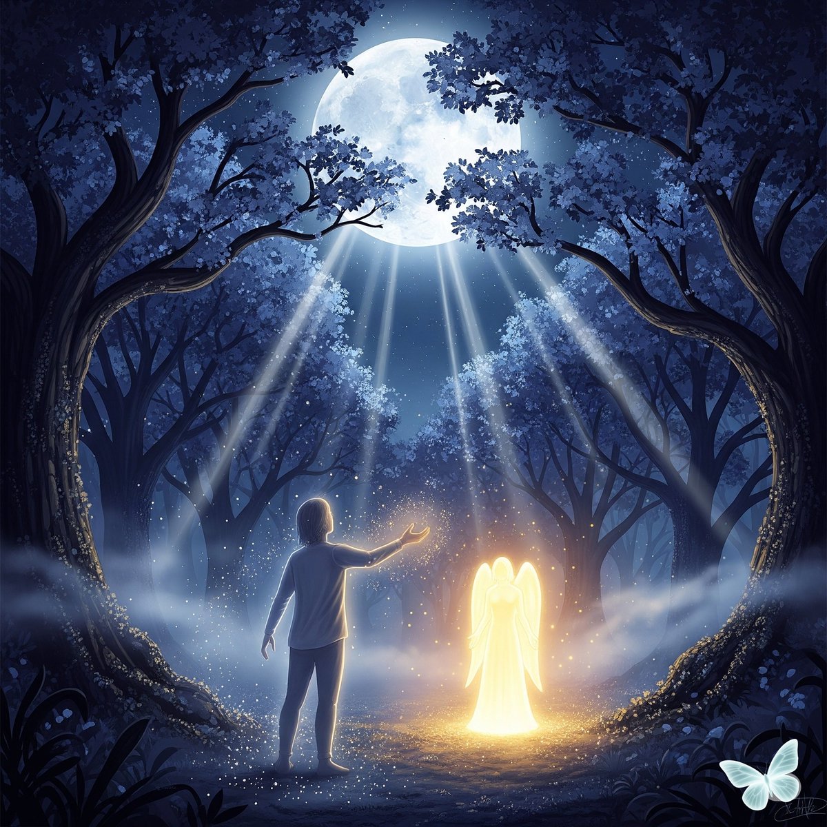 آراك . . 
في زوايا حلمي
تحيي. . 
قلبي وآمالي 
تنسج . . 
من القمر بريقاً
تنير . . 
ظلمة سمائي

#خواطر
#هدوء
#خاطرة
#كتابات
#مشاعر
#بوح
#فراشة_الورد