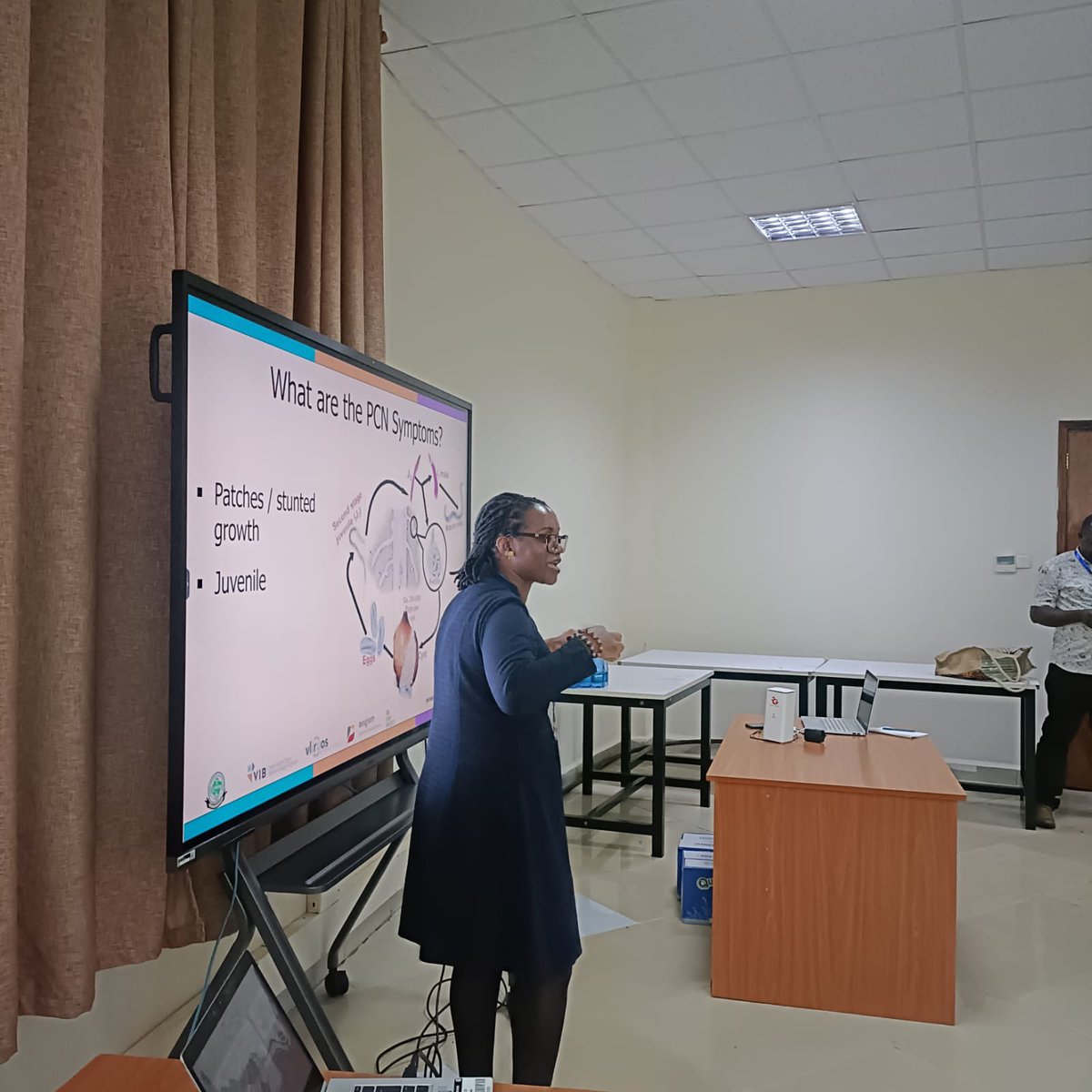 NemAfrica (@nemafrica) on Twitter photo Brilliant presentation & demo of the PCN life cycle by <a href="/ImanemaUgent/">IMaNema UGent</a> alumna Dr. <a href="/YasintaNzogela/">Yasinta Nzogela</a> (<a href="/SokoineU/">Sokoine University of Agriculture (SUA)</a> πΉπΏ). Partly explained in Swahili β refreshing, exciting & more relatable for local communities. π HONGERA KWAKE!
#Nematology <a href="/MeruUniversity/">Meru University of Science and Technology (MUST)</a>
<a href="/ugent/">UGent</a> <a href="/IITA_CGIAR/">IITA</a> <a href="/icipe/">icipe</a> Brilliant presentation & demo of the PCN life cycle by <a href="/ImanemaUgent/">IMaNema UGent</a> alumna Dr. <a href="/YasintaNzogela/">Yasinta Nzogela</a> (<a href="/SokoineU/">Sokoine University of Agriculture (SUA)</a> πΉπΏ). Partly explained in Swahili β refreshing, exciting & more relatable for local communities. π HONGERA KWAKE!
#Nematology <a href="/MeruUniversity/">Meru University of Science and Technology (MUST)</a>
<a href="/ugent/">UGent</a> <a href="/IITA_CGIAR/">IITA</a> <a href="/icipe/">icipe</a>