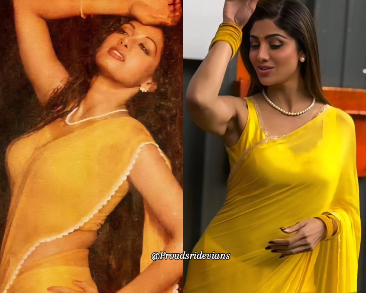 ProudSridevians's tweet photo. “Legends inspire legacies… Shilpa Shetty recreates the immortal Chandni aura of Sridevi.
#Sridevi #SrideviLivesForever #SrideviKapoor #ShilpaShetty #FirstFemaleSuperstar #SrideviSena #ProudSridevians #RipSridevi #Sreedevi #StyleDiva #StyleIcon #QueenOfBollywood #chandni https://t.co/4iYcfCCo9l